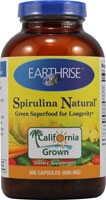 SPIRULINA NATRL,600MG 300 VCAP