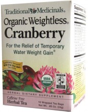 WEIGHTLESS TEA CRANBERRY 16 BAG