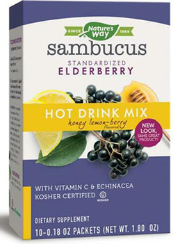 Sambucus Soothing Hot Drink Mix- Lemon Berry Flavor 10 pkt
