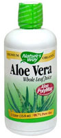 ALOE VERA WHOLE LEAF JUICE ORGANIC 1 LTR