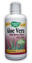 ALOE VERA GEL & JUICE ORGANIC BERRY FLAVOR 1 LTR
