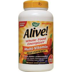 ALIVE! (NO IRON ADDED) 180 TABS