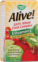 ALIVE ORGANIC VIT C 120 VCAP