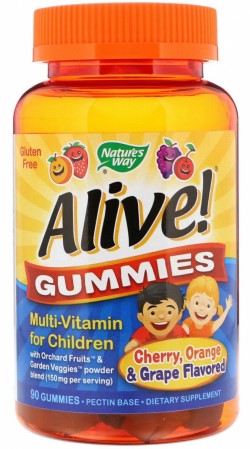 ALIVE! CHILDREN'S MULTI-VITAMIN GUMMIES 90 CHEW