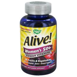 ALIVE! WOMEN'S 50+ GUMMY MULTI VITAMIN 75 CT