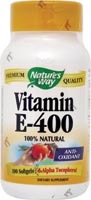 VIT E 400 IU D-ALPHA W/TOCOPHEROLS 100 SOFTGELS