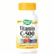 VIT C 500 W/ROSE HIPS 100 CAPS
