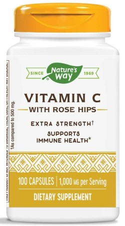 VIT C 1000 W/ROSE HIPS 250 CAPS