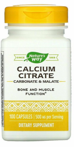CALCIUM CITRATE 1000MG 100 CAPS
