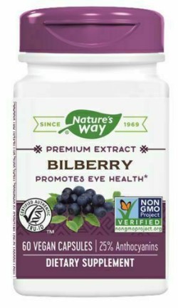 BILBERRY STANDARDIZED EXTRACT 60 CAPS