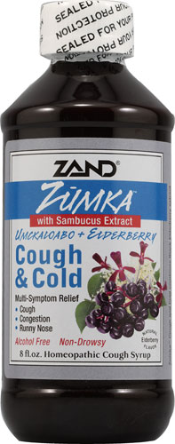 ZUMKA COUGH & COLD WITH ELDERBERRY COUGH SYRUP 8 OZ