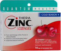 COLD SEASON+ THERAZINC LOZENGES CHERRY 24 LOZ