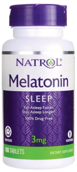 MELATONIN 3MG TIME RELEASE 100 TAB