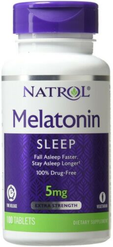 MELATONIN 5 MG TIME RELSE 100 TAB