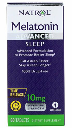 ADVANCED SLEEP MELATONIN 10MG 60 TAB