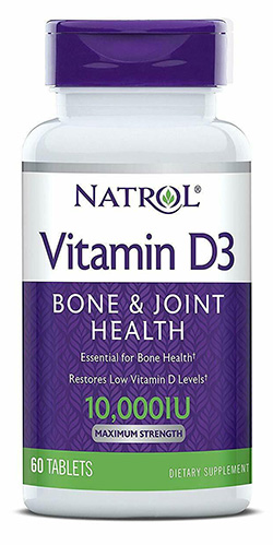 VITAMIN D3 10,000IU 60 TAB