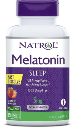 Melatonin 5mg Fast Dissolve Strawberry 150 tablet