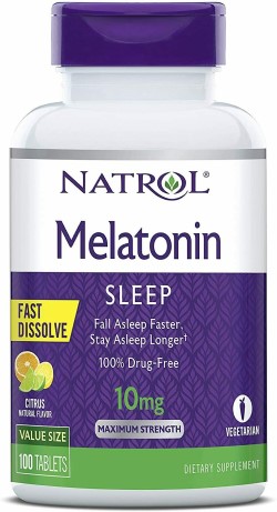 MELATONIN 10MG HFF FD CITRUS PUNCH 100 TABLET