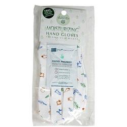 MOISTURIZING HAND GLOVES W/GARDEN PRINTS 1 PAIR
