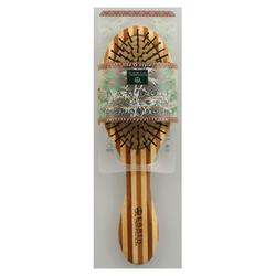 REGULAR NYLON BRISTLE BAMBOO HAIR BRUSH 1 UNIT