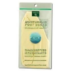 MOISTURIZING FOOT SOCKS SOLID COLOR-NATURAL 1 PAIR