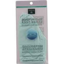 MOISTURIZING FOOT SOCKS SOLID COLOR-JADE 1 PAIR
