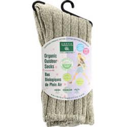 WOMEN'S OUTDOOR RIB CREW SOCKS LIGHT GREEN 1 UNIT