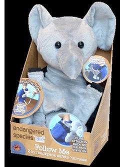 ENDANGERED SPECIES TRAVEL BUDDY-ELEPHANT/PANDA ASST'D 1 CT