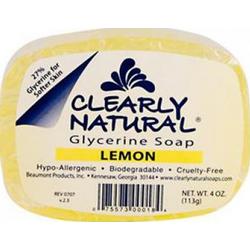 GLYCERINE BAR SOAP LEMON 4 OZ