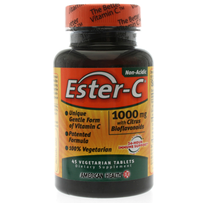 ESTER-C 1000 W/CIT BIO VG 45 TABS