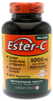 ESTER-C 1000 W/CIT BIO VG 180 TABS