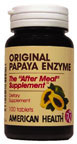 PAPAYA ENZ ORIG CHEWEABLE 100