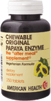 PAPAYA ENZ ORIG CHEWEABLE 250