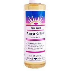 AURA GLOW SKIN LOTION ROSE 8 OZ