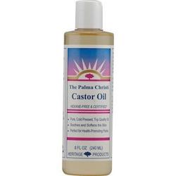 CASTOR OIL COLD PRESSED 8 OZ