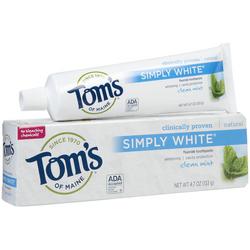 CLEAN MINT SIMPLY WHITE TOOTHPASTE 4.7 OZ 4.7 OZ