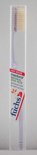 NATURAL DUO PLUS TOOTHBRUSH MEDIUM 1 UNIT