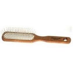 HAIRBRUSH WOOD RECTANGLE W/STEEL PINS 5115 1 UNIT