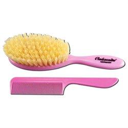 HAIRBRUSH BABY BRUSH & COMB SET PINK 5129 1 UNIT