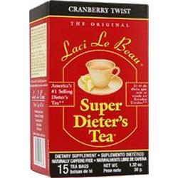 LACI LE BEAU SUPER DIETER'S TEA CRANBERRY TWIST 15 BAG