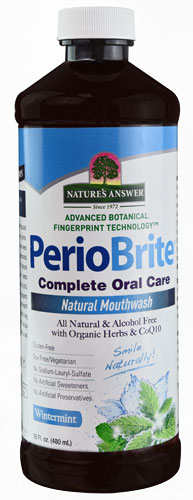 PERIOWASH ALCOHOL FREE MOUTHWASH WINTERMINT 16 OZ