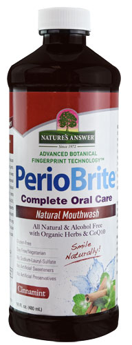 PERIOWASH ALCHOL FREE MOUTHWASH CINAMINT 16 OZ