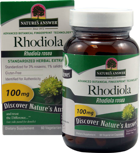 RHODIOLA STANDARDIZED EXTRACT 60CAPS