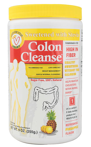 COLON CLEANSE ALL NATURAL SWEETENER PINEAPPLE/STEVIA POWDER 9 OZ