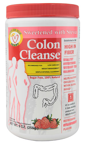 COLON CLEANSE ALL NATURAL SWEETENER STRAWBERRY/STEVIA POWDER 9 OZ