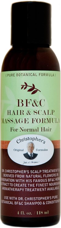 BF&C HAIR & SCALP MASSAGE OIL 4 OZ
