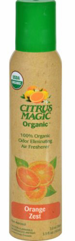 ORGANIC SPRAY AIR FRESHENER ORANGE ZEST 3.5 OZ