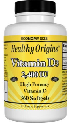 VITAMIN D3 2,400 IU (LANOLIN) 360 SOFTGEL