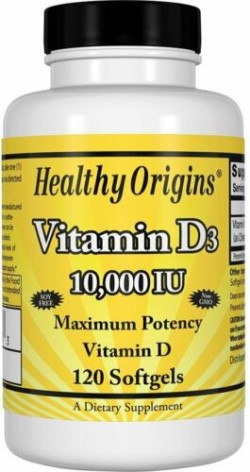 VITAMIN D3 10,000 IU (LANOLIN) 120 SOFTGEL
