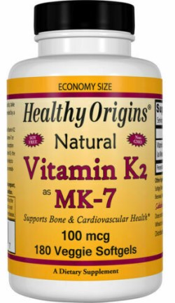 VITAMIN K2 AS MK-7 100MCG 180 CAPVEGI